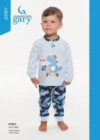 NEWBORN PAJAMAS L/S R10012 Tellini S.r.l. Wholesale Clothing